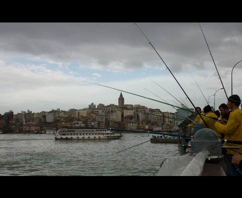 Turkey Bosphorus Fishermen 1
