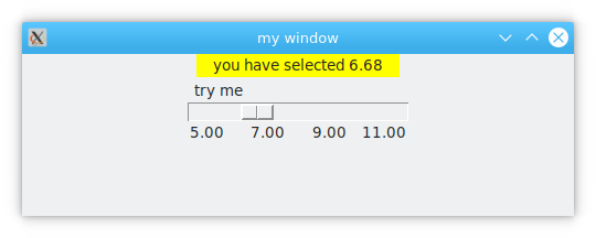 Tkinter Scale Python Commandments 