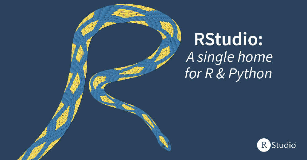 RStudio: A Single Home for R and Python Data Science