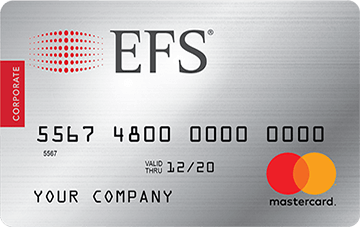 Efs fleet mastercard card