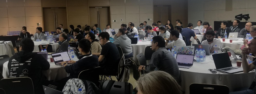 Kubecon Shanghai New Contributor Summit attendees. Photo by Jerry Zhang