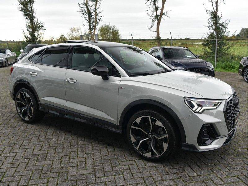 Audi Q3 Sportback 40TFSI Quattro S-Line Black Optic M-LED Pano Virtual 20-Inch 360Camera Tausilver! afbeelding 3