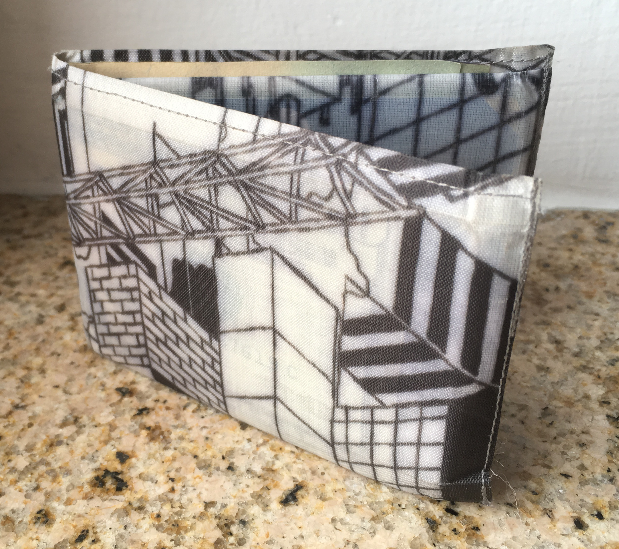 The Hawbuck Wallet Upright