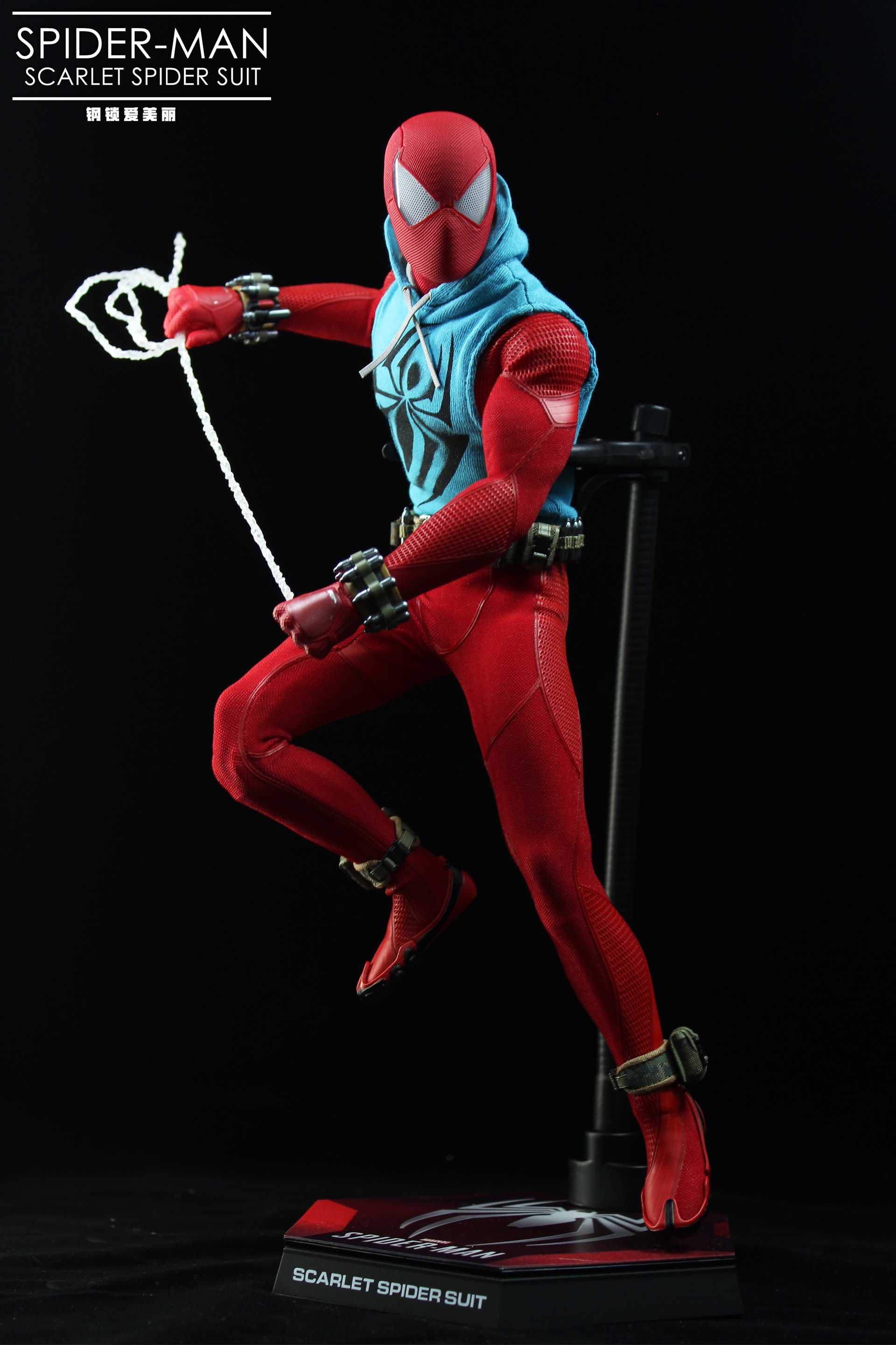 spider man scarlet hot toys