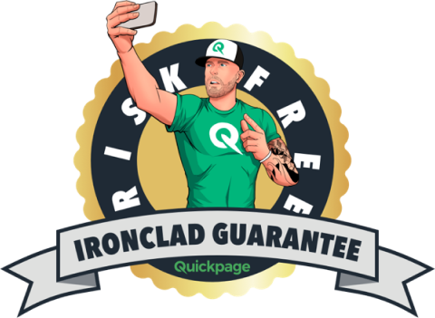 Quickpage Ironclad Guarantee