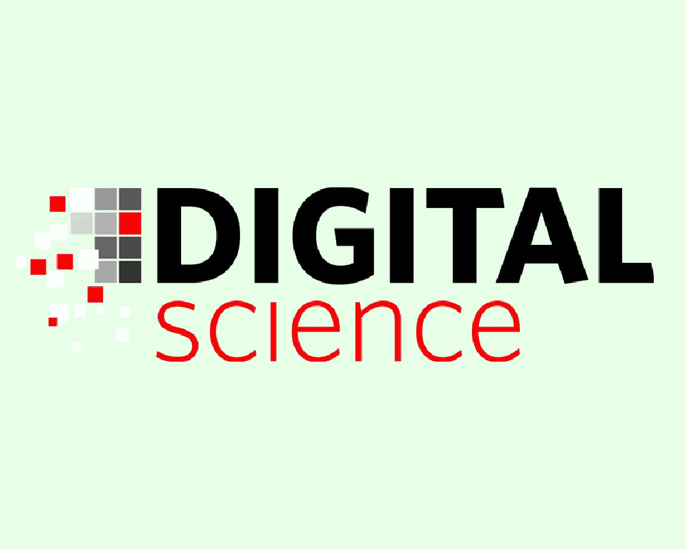 Digital Science's logo on a light green background