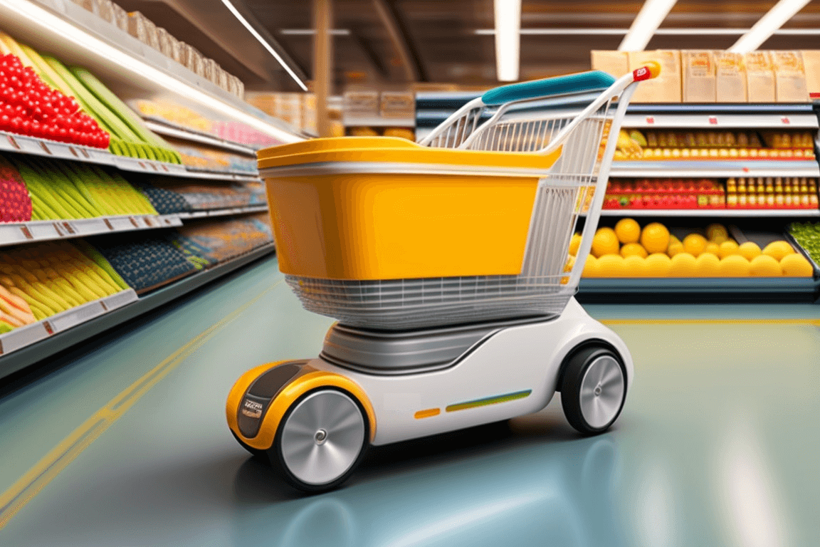 Autonomous shopping cart