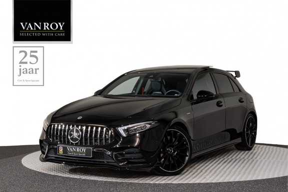Mercedes-Benz A-Klasse A35 AMG 306pk 4Matic AeroPack Panoramadak Nightpakket Schaalstoelen+Memory Widescreen Burmester AmbientLight Multibeam RideControl SuperSportStuur ComandOnline Full-Led 19" Parktronic Camera Pdc