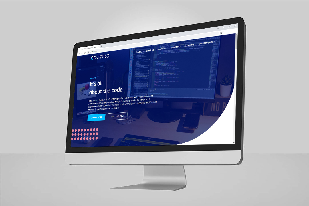 Project Codecta, Website Design