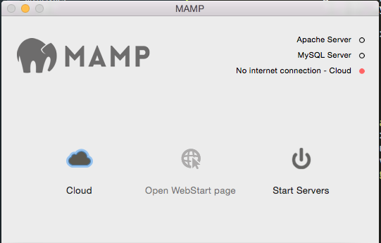 MAMP before starting the servers.