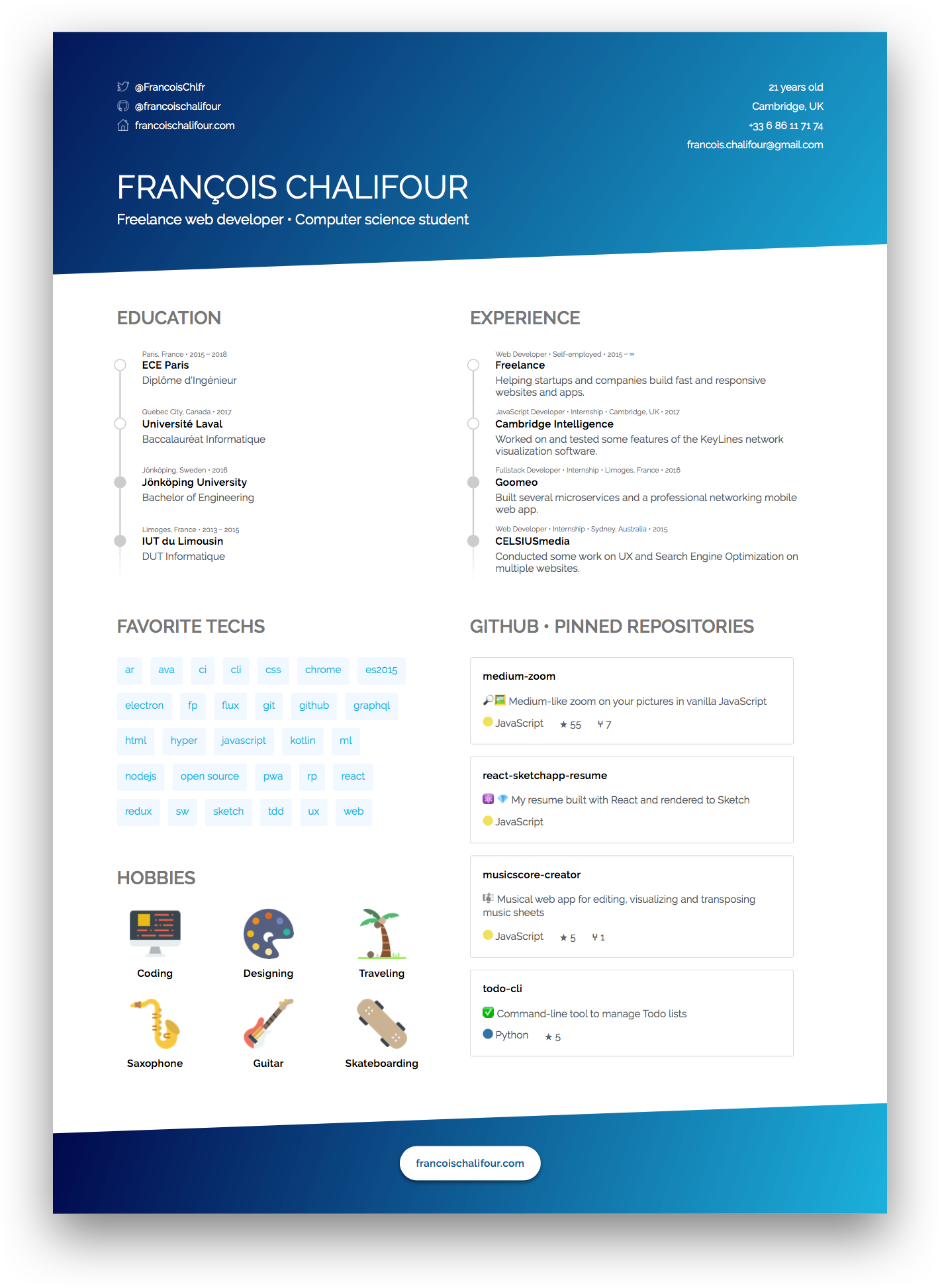 react-sketchapp-resume