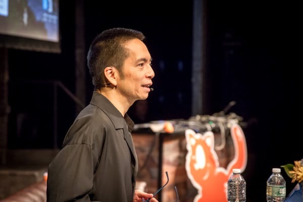 John Meada at SmashingConf NY in 2018