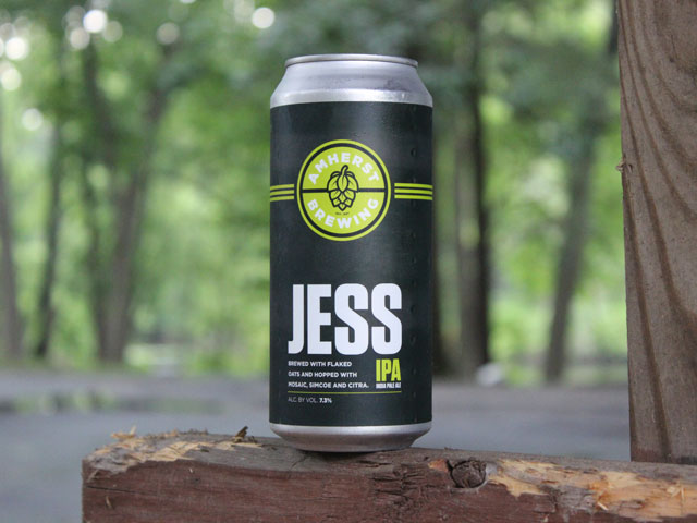 Jess, an IPA brewed by Amherst Brewing Company