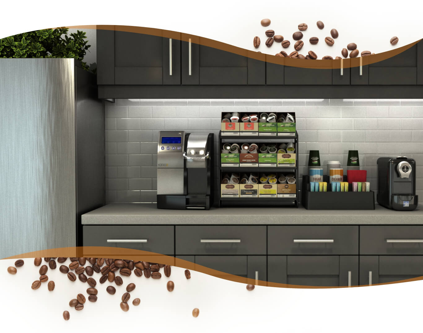 Standard Coffee Service Fully stocked Breakroom