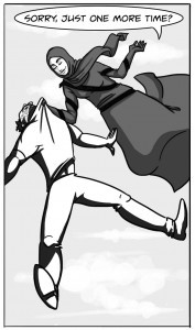 panel from Qahera, a webcomic by Deena Mohamed. http://qaherathesuperhero.com - See more at: http://islamicommentary.org/2014/07/qahera-webcomic-creator-deena-mohamed-talks-superheroes-gaza-and-women/#sthash.bEcVGX1M.dpuf