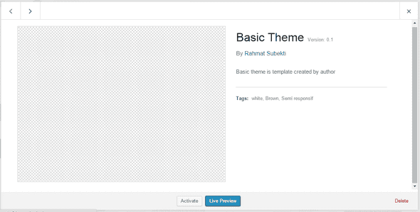 Theme manager