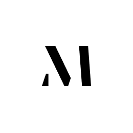 M logo