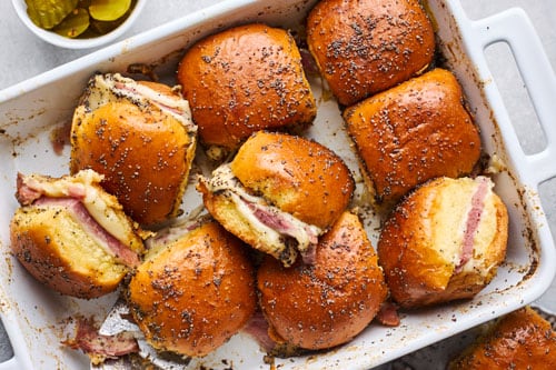 Ham And Cheese Sliders | Olive & Mango