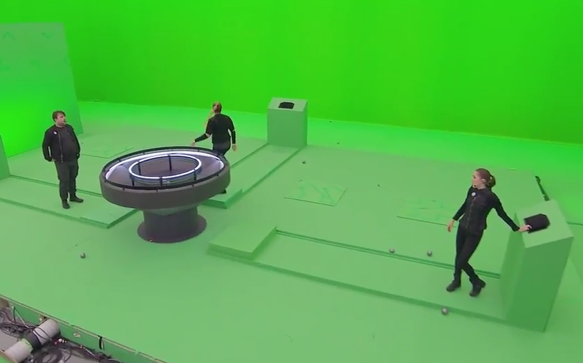Mixed reality shooting for Lost in Time