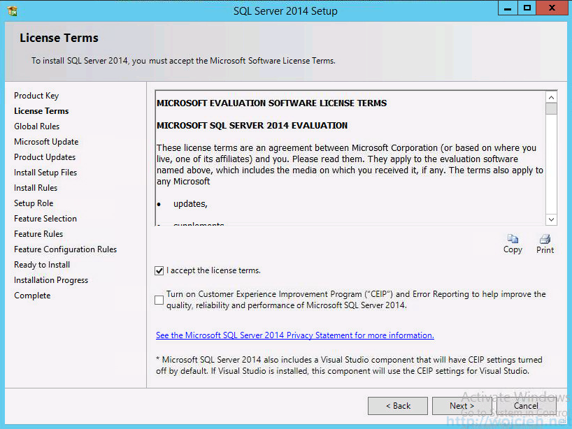 vCenter 5.5 on Windows Server 2012 R2 with SQL Server 2014 - 5