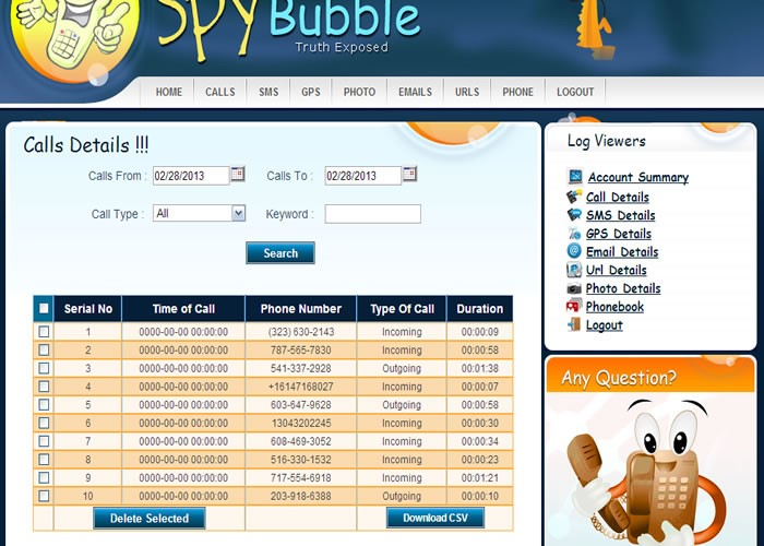 Aplikasi SADAP HP dengan SpyBubble - Rekaman Panggilan Suara