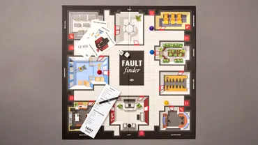 Photograph of the game board in Tableau