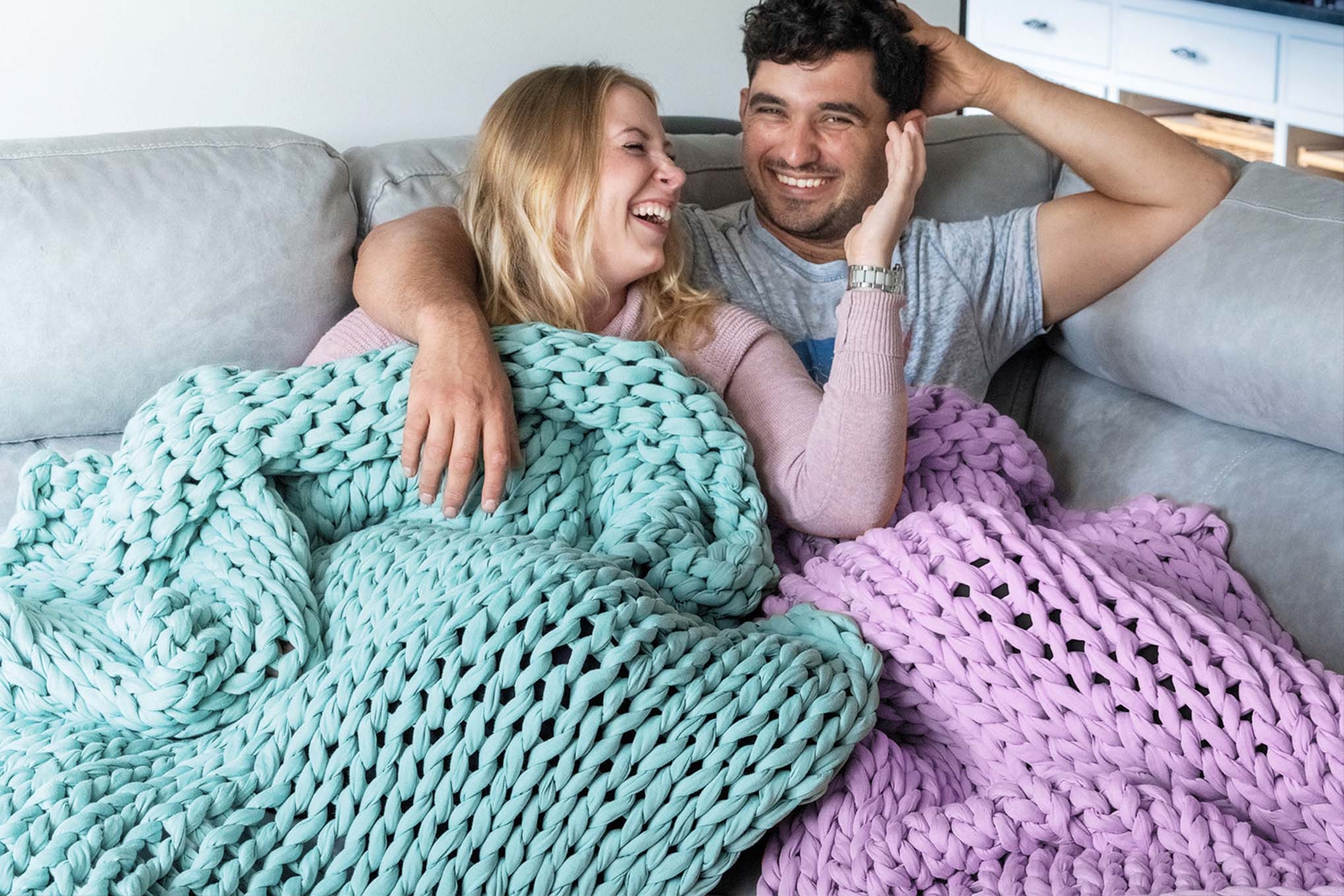 Knitted Weighted Blanket Sommio