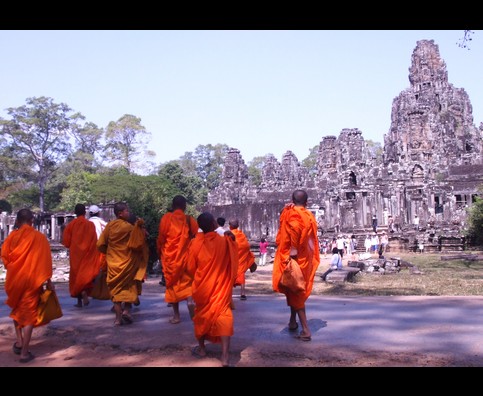 Cambodia  Angkor Monks 10