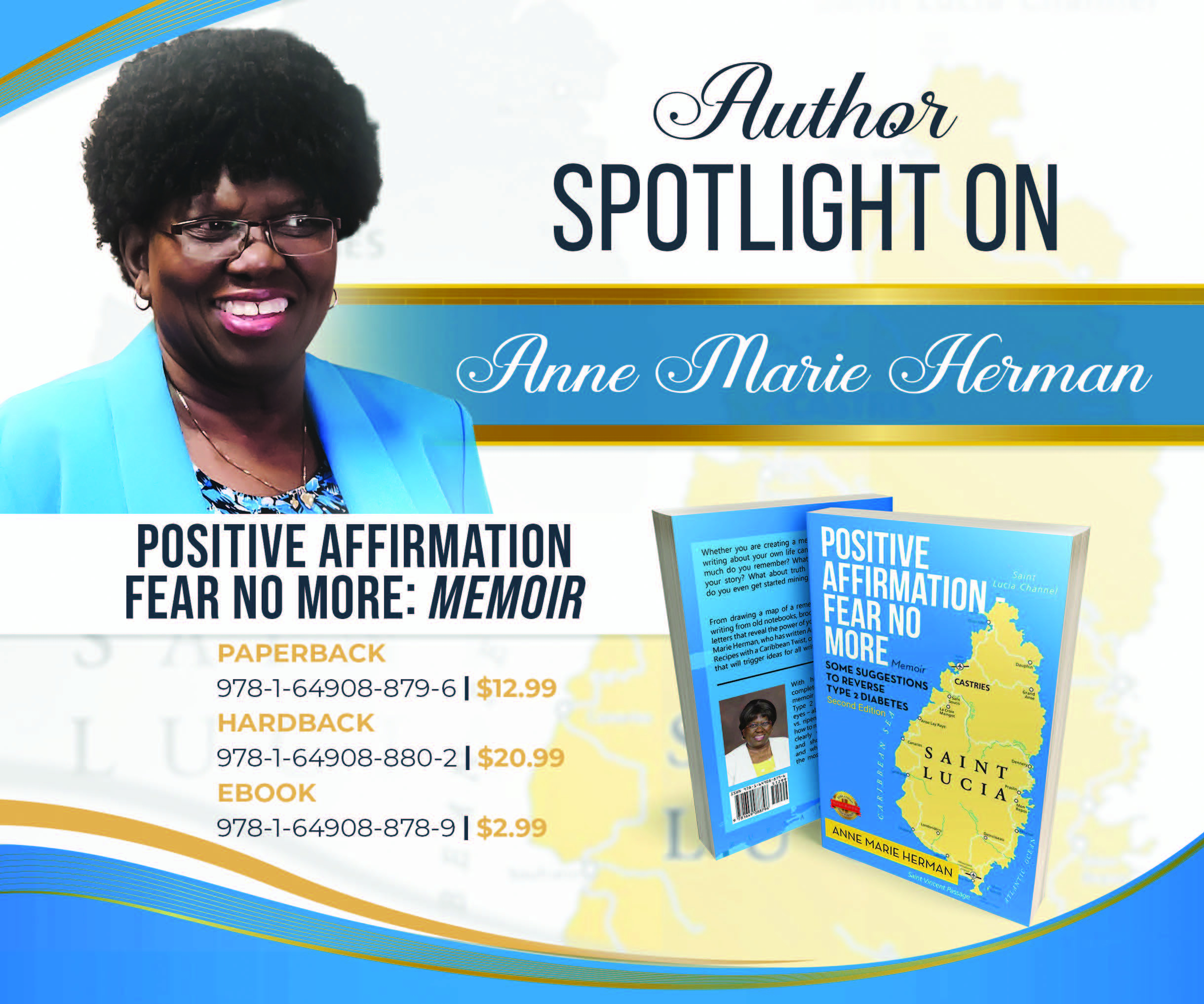 Author Anne Marie Herman featured by PageTurner Press and Media's author spotlight.