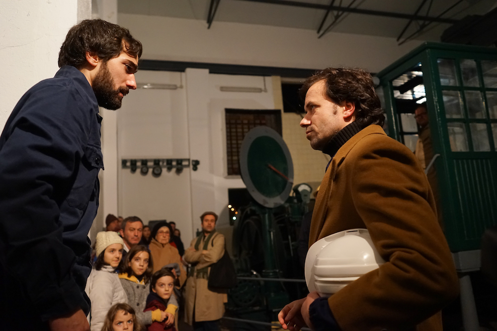 A local theatre group stages a walking play through the old mines of Urgeiriça