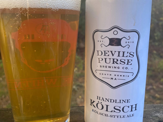 Handline Kolsch is brewed by Devil's Purse Brewing Company