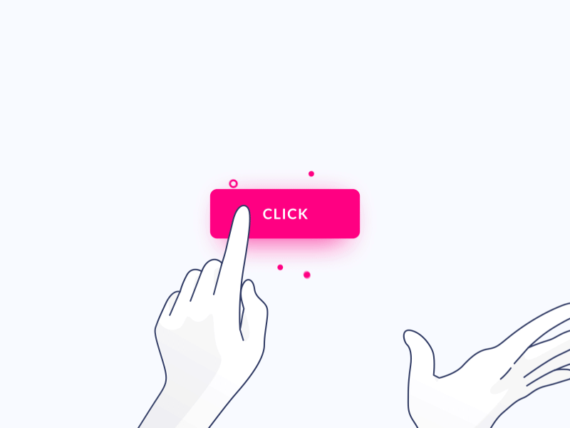 An example of a clickable button in user interface design