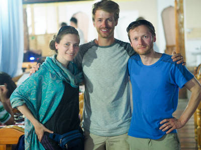 Nach einem gemütlichen Abend