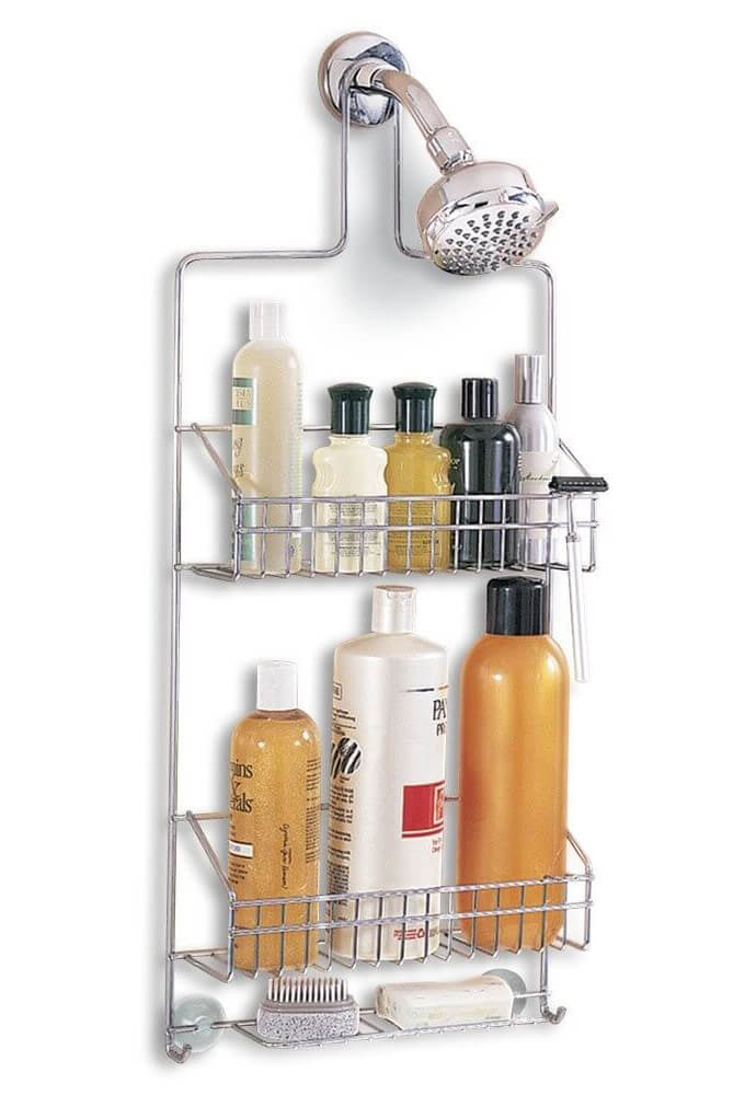 Review Better Houseware Deluxe Chrome — Shower Caddies INFO