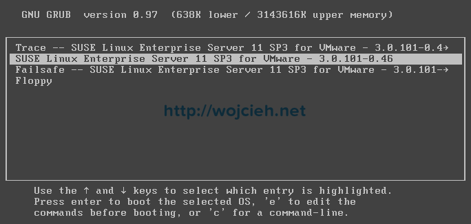 Securing VMware appliance GRUB - 7