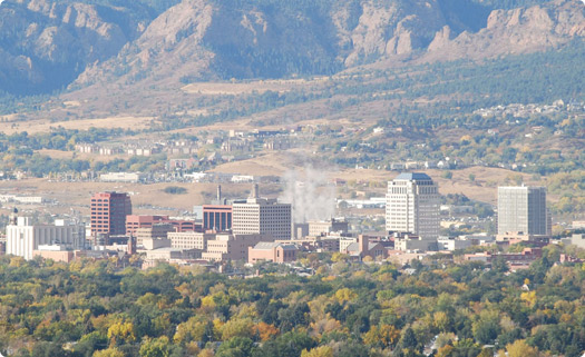 Colorado Springs, Colorado Skyline Colorado Springs, Colorado Skyline