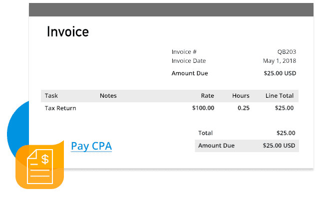 CPACharge invoice payment request