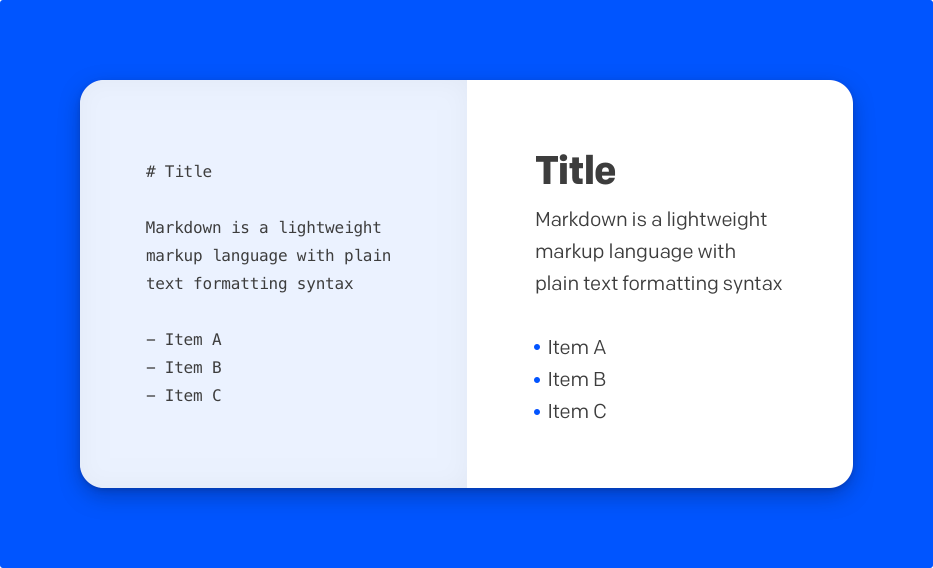 Markdown