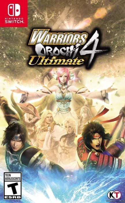 The boxart for Warriors Orochi 4 Ultimate for the Switch