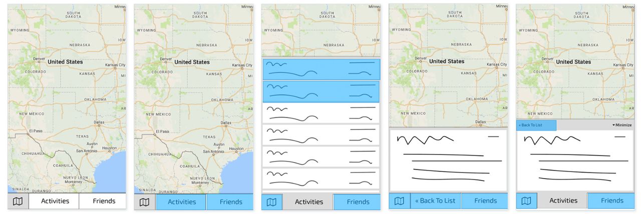 interactive sketch of new, compact navigation