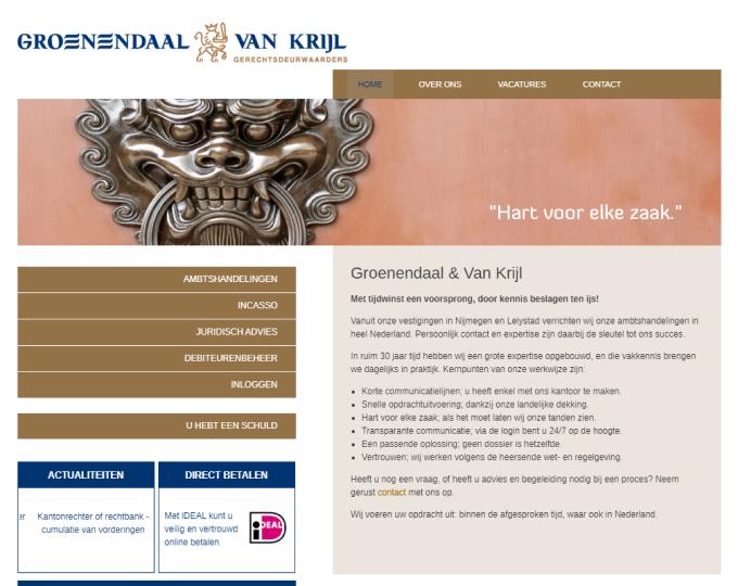 Groenendaal van Krijl Gerechtsdeurwaarders en Payt