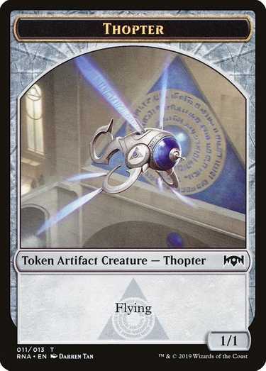 1/1 Colorless Thopter Artifact Creature Token | MTG.onl Tokens