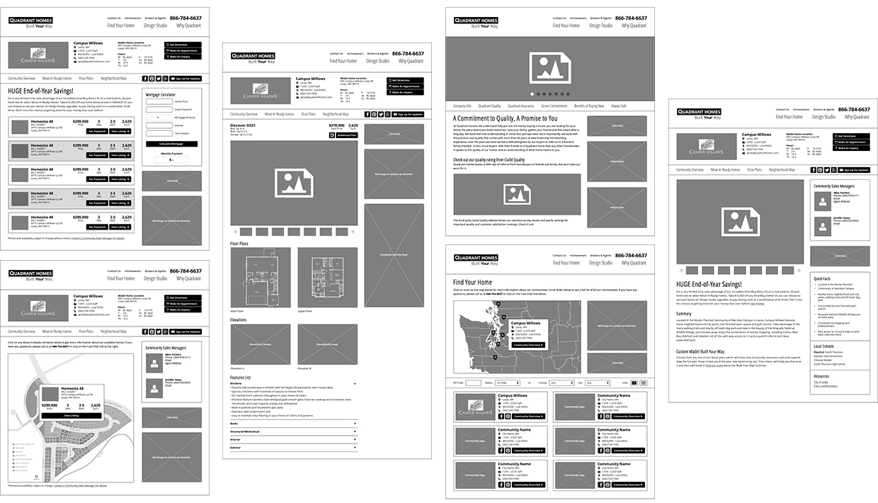 Quadrant Homes Poster Artwork
