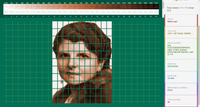 Pixel portrait maker web app