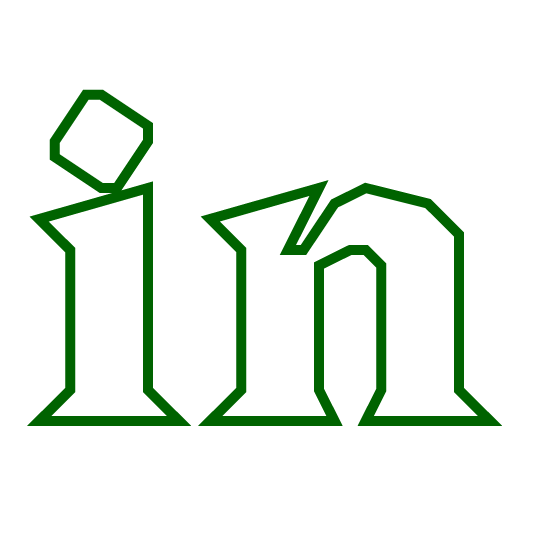 stylized linkedin icon