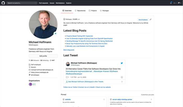 How I Built A Self-Updating README On My Github Profile Image