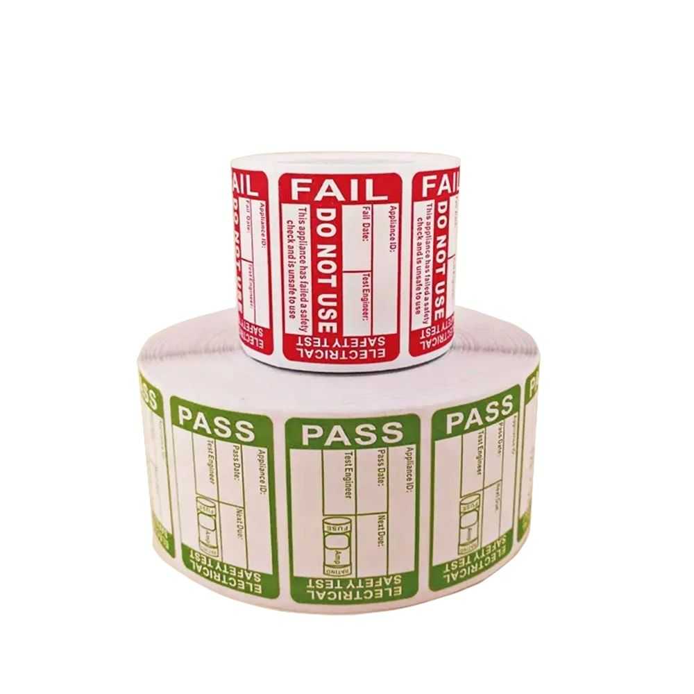 Appliance Pass/Fail Sticker Pack