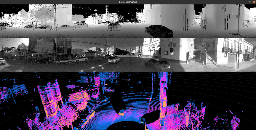 Ouster Python SDK Visualizer