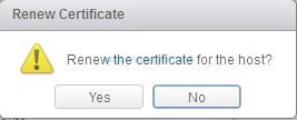 Renew ESXi SSL certificates in vSphere Web Client - 4