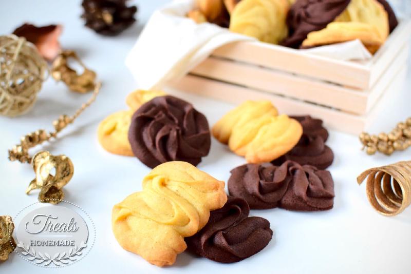 Biscuits Sablés : Vanille & Chocolat